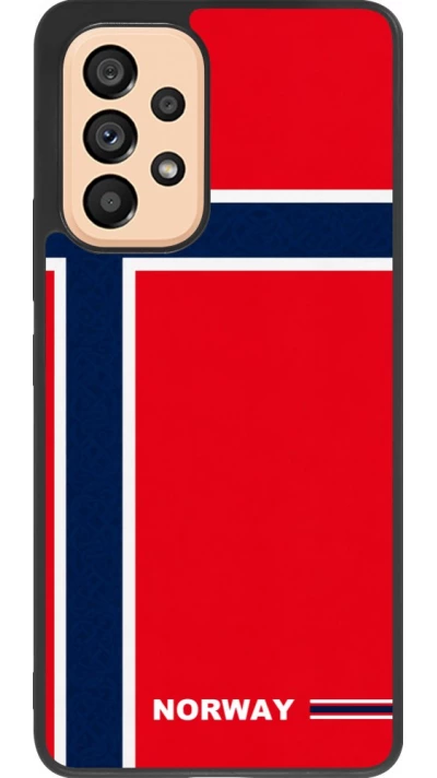 Samsung Galaxy A53 5G Case Hülle - Silikon schwarz Norwegen 2026 personalisierbares Fussballtrikot