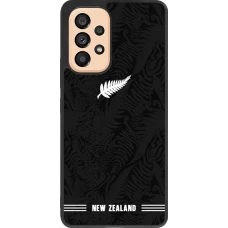 Samsung Galaxy A53 5G Case Hülle - Silikon schwarz Neuseeland 2026 personalisierbares Fussballtrikot