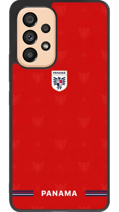 Samsung Galaxy A53 5G Case Hülle - Silikon schwarz Panama 2026 personalisierbares Fussballtrikot