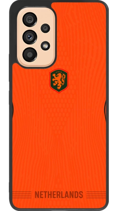 Samsung Galaxy A53 5G Case Hülle - Silikon schwarz Niederlande 2026 personalisierbares Fussballtrikot