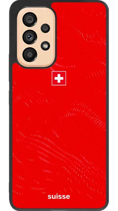 Samsung Galaxy A53 5G Case Hülle - Silikon schwarz Schweiz 2026 personalisierbares Fussballtrikot