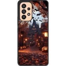 Samsung Galaxy A53 5G Case Hülle - Silikon schwarz Halloween 2025 Haunted house