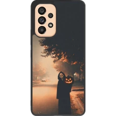 Coque Samsung Galaxy A53 5G - Silicone rigide noir Halloween 2025 Scream