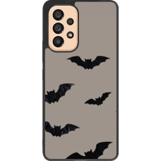 Coque Samsung Galaxy A53 5G - Silicone rigide noir Halloween 2026 Bats