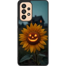Coque Samsung Galaxy A53 5G - Silicone rigide noir Halloween 2026 Evil Sunflower