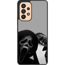 Coque Samsung Galaxy A53 5G - Silicone rigide noir Halloween 2026 Scream and Michael Myers