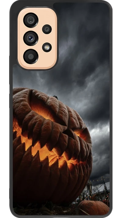 Coque Samsung Galaxy A53 5G - Silicone rigide noir Halloween 2026 The Wicked Pumpkin
