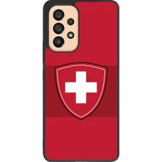 Samsung Galaxy A53 5G Case Hülle - Silikon schwarz Hockey World Championship Ecusson Suisse