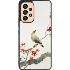 Samsung Galaxy A53 5G Case Hülle - Silikon schwarz Japanese Bird