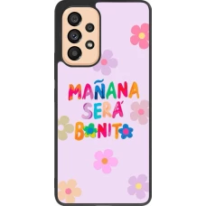 Samsung Galaxy A53 5G Case Hülle - Silikon schwarz Karol G Manana sera bonito