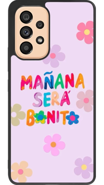 Samsung Galaxy A53 5G Case Hülle - Silikon schwarz Karol G Manana sera bonito