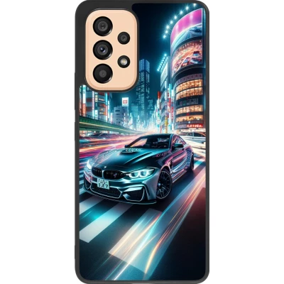 Samsung Galaxy A53 5G Case Hülle - Silikon schwarz BMW M4 Tokio Nacht