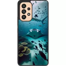 Samsung Galaxy A53 5G Case Hülle - Silikon schwarz Manta Lagune Reinigung