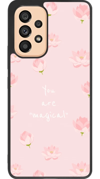 Samsung Galaxy A53 5G Case Hülle - Silikon schwarz Mom 2023 your are magical