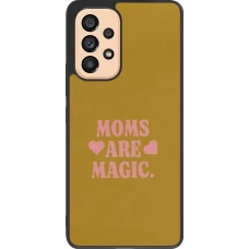 Coque Samsung Galaxy A53 5G - Silicone rigide noir Mom 2026 Are Magic