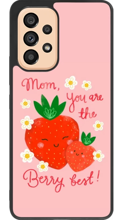 Samsung Galaxy A53 5G Case Hülle - Silikon schwarz Mom 2026 Berry best