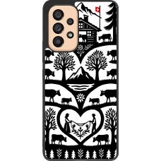 Coque Samsung Galaxy A53 5G - Silicone rigide noir Poya Suisse 2