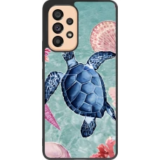 Samsung Galaxy A53 5G Case Hülle - Silikon schwarz Preppy Turtle