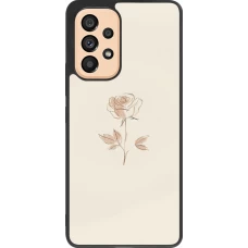 Samsung Galaxy A53 5G Case Hülle - Silikon schwarz Rosa Sand Minimalistisch