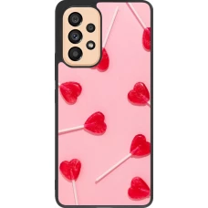 Coque Samsung Galaxy A53 5G - Silicone rigide noir Saint Valentines Day 26 Lollipop