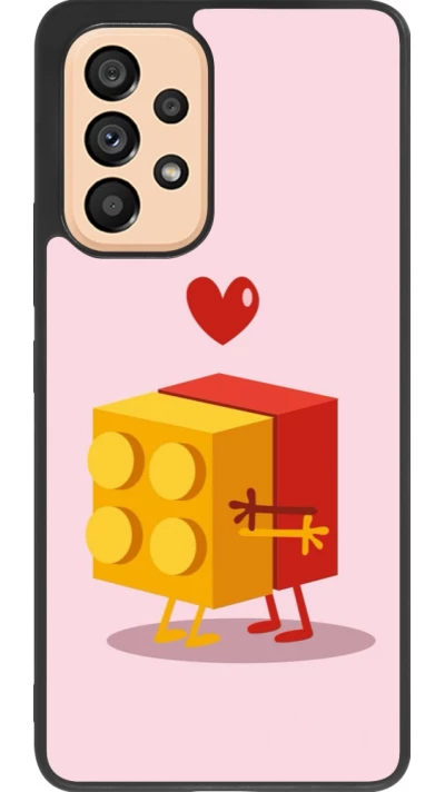 Samsung Galaxy A53 5G Case Hülle - Silikon schwarz Saint Valentines Day 26 Puzzle