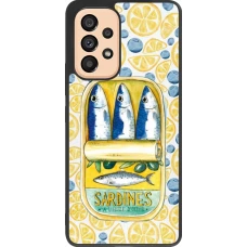 Samsung Galaxy A53 5G Case Hülle - Silikon schwarz Sardines in oil 2026