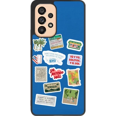 Samsung Galaxy A53 5G Case Hülle - Silikon schwarz Seals of the Dominican Republic DTMF