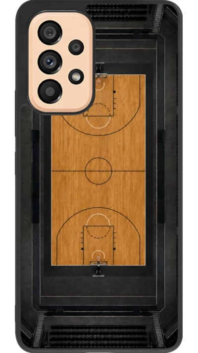 Coque Samsung Galaxy A53 5G - Silicone rigide noir Sports 2026 Basketball