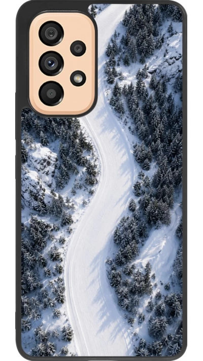 Coque Samsung Galaxy A53 5G - Silicone rigide noir Sports 2026 Ski