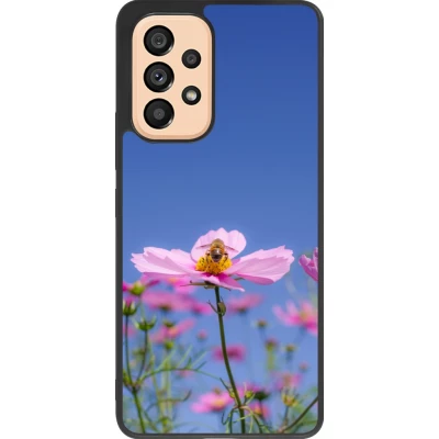 Coque Samsung Galaxy A53 5G - Silicone rigide noir Bee on a flower Spring 2026