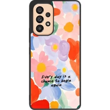 Coque Samsung Galaxy A53 5G - Silicone rigide noir Every day is a chance Spring 2026