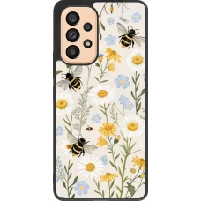 Samsung Galaxy A53 5G Case Hülle - Silikon schwarz Pattern bees Spring 2026