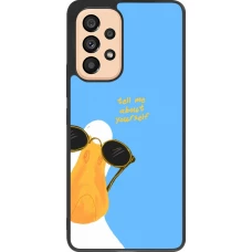 Samsung Galaxy A53 5G Case Hülle - Silikon schwarz Tell me about yourself Summer 2026