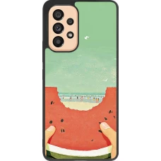 Samsung Galaxy A53 5G Case Hülle - Silikon schwarz Views through a watermelon Summer 2026