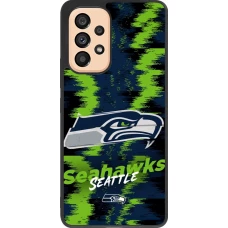 Coque Samsung Galaxy A53 5G - Silicone rigide noir Super Bowl 26 Seattle 2