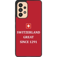 Samsung Galaxy A53 5G Case Hülle - Silikon schwarz Switzerland Great Since 1291