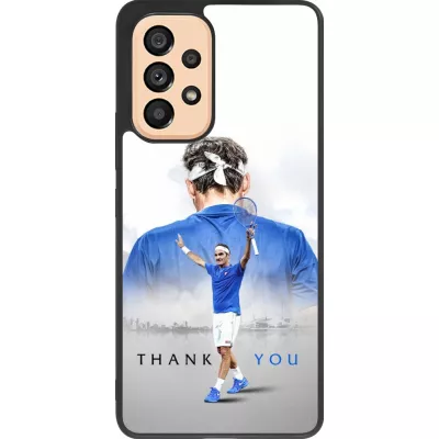 Coque Samsung Galaxy A53 5G - Silicone rigide noir Thank you Roger