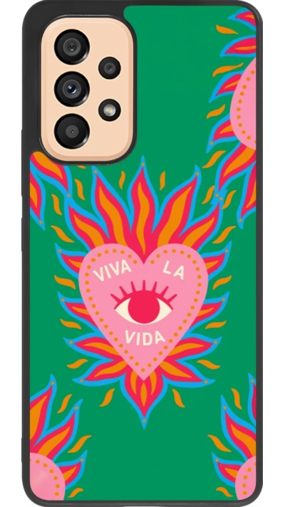 Coque Samsung Galaxy A53 5G - Silicone rigide noir Viva la vida 2026