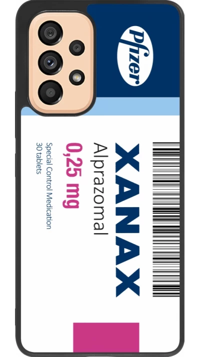 Coque Samsung Galaxy A53 5G - Silicone rigide noir Xanax Alprazolam 2025