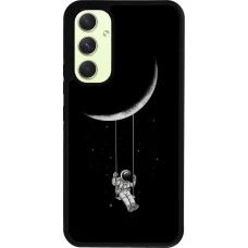 Samsung Galaxy A54 Case Hülle - Silikon schwarz Astro balançoire