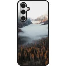 Samsung Galaxy A54 Case Hülle - Silikon schwarz Autumn 22 forest lanscape