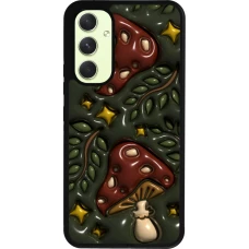 Coque Samsung Galaxy A54 5G - Silicone rigide noir Autumn 26 3D mushrooms