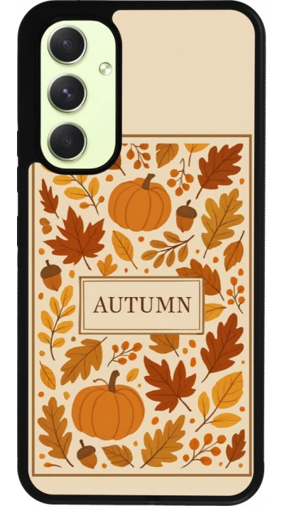 Coque Samsung Galaxy A54 5G - Silicone rigide noir Autumn 26 Hello autumn