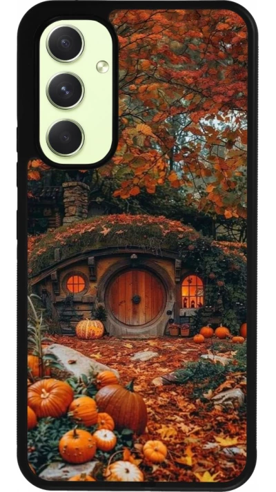 Coque Samsung Galaxy A54 5G - Silicone rigide noir Autumn 26 Hobbit house