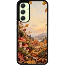 Coque Samsung Galaxy A54 5G - Silicone rigide noir Autumn 26 Illustrated Autumn