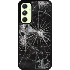 Samsung Galaxy A54 Case Hülle - Silikon schwarz Broken Screen