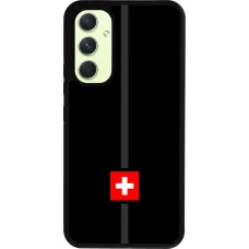Samsung Galaxy A54 Case Hülle - Silikon schwarz Kanton CH schwarz