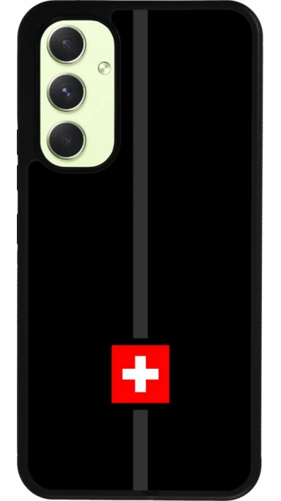 Samsung Galaxy A54 Case Hülle - Silikon schwarz Kanton CH schwarz