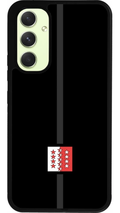 Samsung Galaxy A54 Case Hülle - Silikon schwarz Kanton VS schwarz