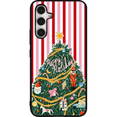 Samsung Galaxy A54 Case Hülle - Silikon schwarz Christmas 25 Happy Holiday